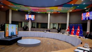 Erdoğan AB Konsey ve Komisyon Başkanlarıyla Görüştü