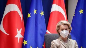 Erdoğan, AB Komisyonu Başkanı Leyen ve AB Konseyi Başkanı Michel ile görüştü