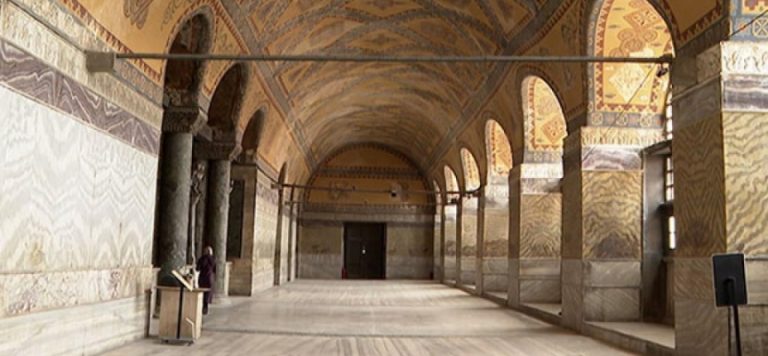 Ayasofya Camii’nin restorasyonunda en gelişmiş teknikler kullanılıyor