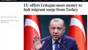 Times Gazetesi: AB Erdoğan’a yeni göç akımını engellemesi için daha fazla para teklif etti
