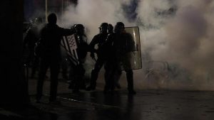 Terör örgütü PKK yandaşları Avrupa Konseyi binasını bastı