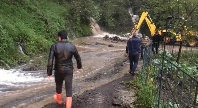 Giresun’da sele kapılan bir kişi hayatını kaybetti
