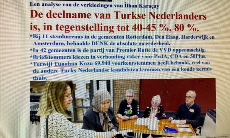 Türklerin yüzde 80 oy kullandıkları haberi Hollanda medyasında