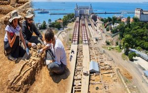 Haydarpaşa Garı’ndaki Khalkedon Antik Kenti’nde kazı çalışmaları sürüyor