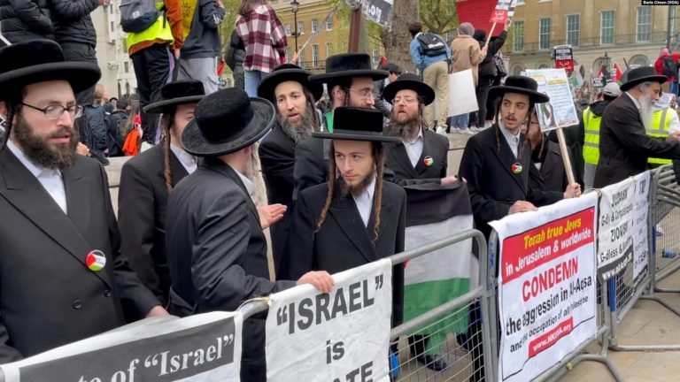 Filistin Eylemcilerine İsrail Karşıtı Yahudilerden Destek