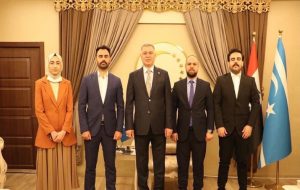 Irak Türkmen Cephesi Türkiye Temsilciliği, Erşat Salihi’yi Kerkük’te ziyaret etti