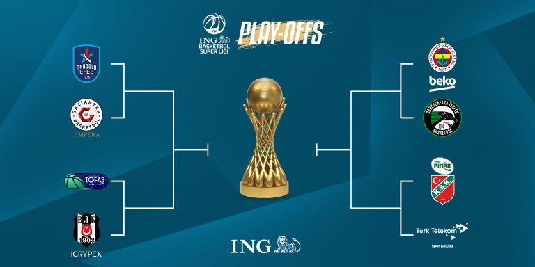 ING Basketbol Süper Ligi’nde Play-Off Heyecanı 13 Mayıs’ta Başlıyor