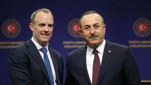 Bakan Çavuşoğlu, İngiliz mevkidaşı ile Filistin’i görüştü