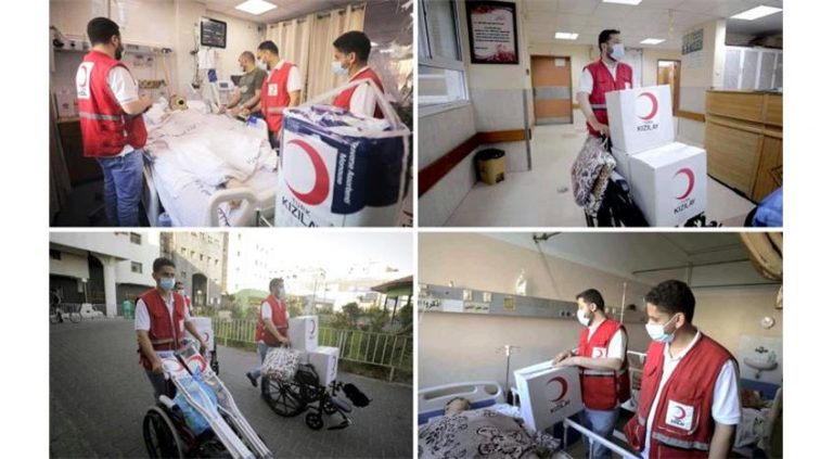 Türk Kızılay Filistin için devrede