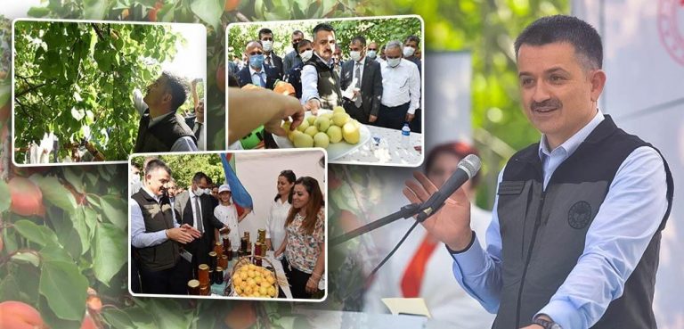 Bakan Pakdemirli, “Çiftçimizin, üreticimizin, besicimizin, yetiştiricimizin sayesinde bu ülke ekonomisi senede 335 milyar lira üretim ve gayrisafi milli hasıla üretiyor.”