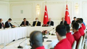 Cumhurbaşkanı Erdoğan, Anadolu Efes’i kabul etti