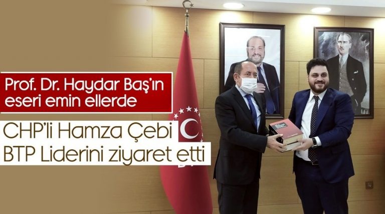 CHP’li Hamzaçebi, Prof. Dr. Haydar Baş’ın eseri emin ellerde…