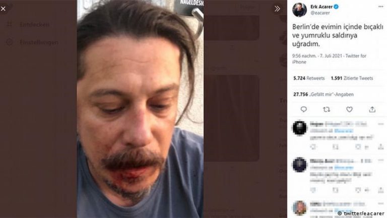 Gazeteci Erk Acarer’e Berlin’deki evinde saldırı