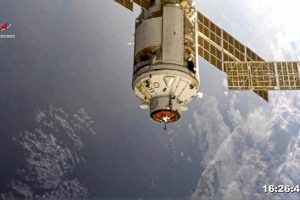 Rus uzay modülü uzay istasyonuna başarıyla kenetlendi