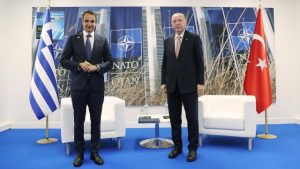 Cumhurbaşkanı Erdoğan Yunanistan Başbakanı Miçotakis ile görüştü