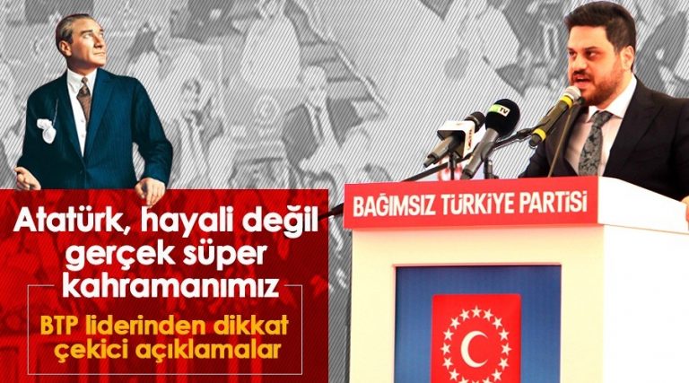 Bağımsız Türkiye Partisi (BTP) Lideri, “Hiçbir şey yapmazsak bundan iyi olur”