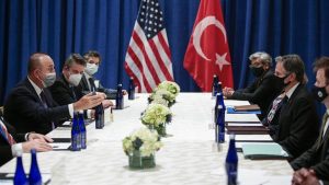 Çavuşoğlu ABD Dışişleri Bakanı Blinken’la Görüştü