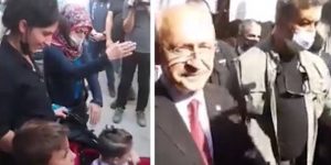 CHP Genel Başkanı Kılıçdaroğlu’na Çorum’da ve Münevver Hanım önce “çocuğuma dokunma” tepkisi