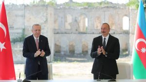 Cumhurbaşkanı Erdoğan Aliyev ile görüştü