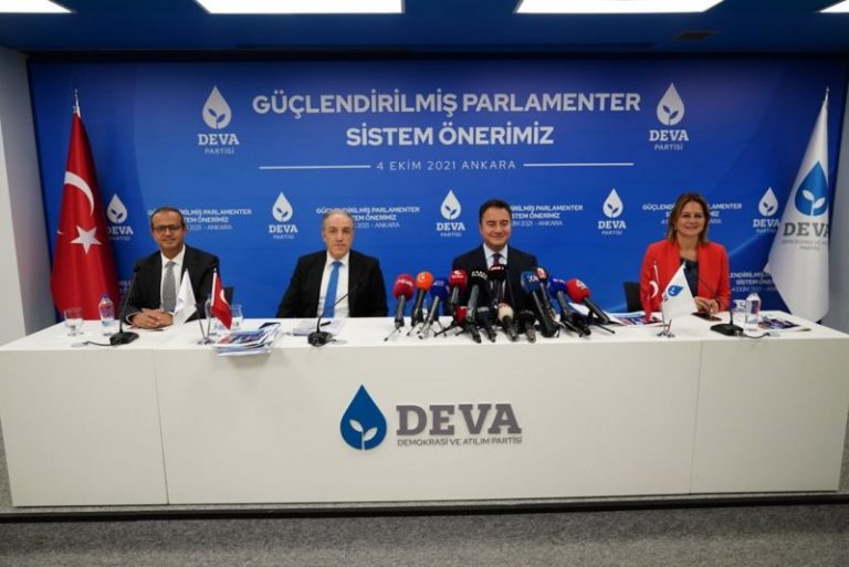 DEVA Partisi: Cumhurbaşkanı, Güçlendirilmiş Parlamenter Sistem’de 7 yıllığına bir dönem için seçilsin