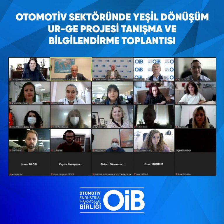 OİB, otomotivde sera gazı emisyonunun düşürülmesine rehberlik edecek 