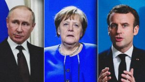 Putin Merkel ve Macron Ukrayna’yı görüştü