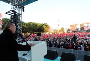 Cumhurbaşkanı Erdoğan, “1915 Çanakkale Köprüsü’nün yükselişini içleri kan ağlayarak izleyenler var”