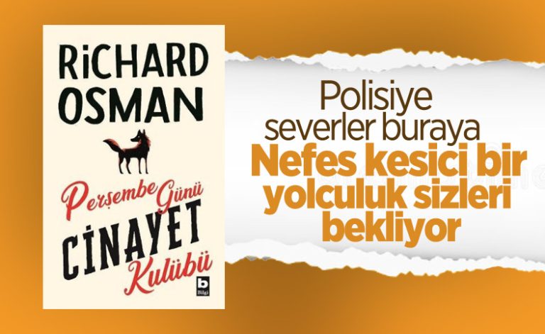 KİTAP : Perşembe Günü Cinayet Kulübü şimdi ön siparişle satışta!