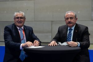 TBMM Başkanı Şentop, Parlatino Başkanı Soto ile görüştü