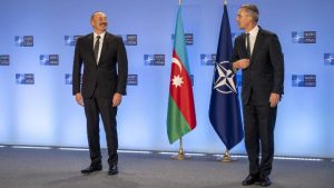 Azerbaycan Cumhurbaşkanı Aliyev NATO’ya gitti
