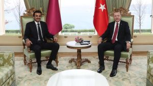 Cumhurbaşkanı Erdoğan Katar Emiri Al Sani ile görüştü