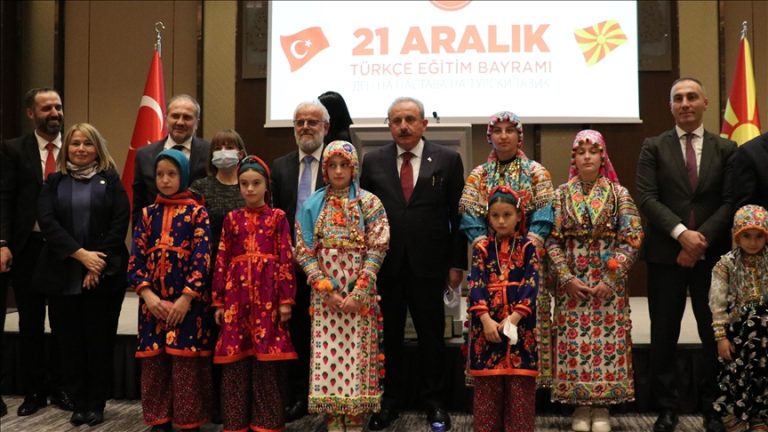 TBMM Başkanı Şentop, Kuzey Makedonya’da Türkçe Eğitim Bayramı resepsiyonuna katıldı