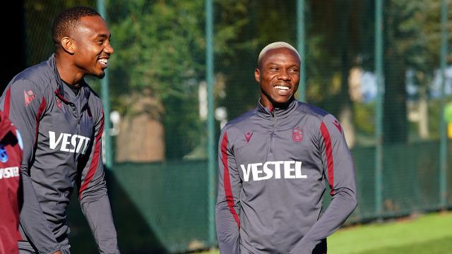 Trabzonspor’un yeni transferi Kouassi ilk idmanına çıktı