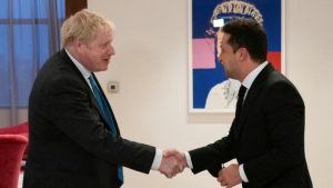 Zelenskiy ile Johnson görüşmesinde gündem Ukrayna’nın güvenliği