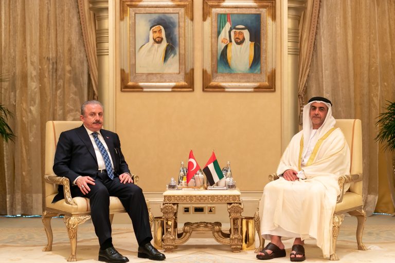 TBMM Başkanı Şentop, BAE BAŞBAKAN Yardımcısı ve İçişleri Bakanı Şeyh Saif Bin Zayed ile görüştü