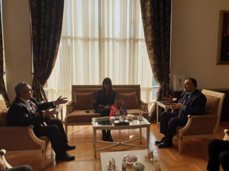 ANKASAM Başkanı Prof. Dr. Mehmet Seyfettin Erol’dan Azerbaycan Cumhuriyeti Türkiye Büyükelçisi Reşad Memmedov’u ziyaret