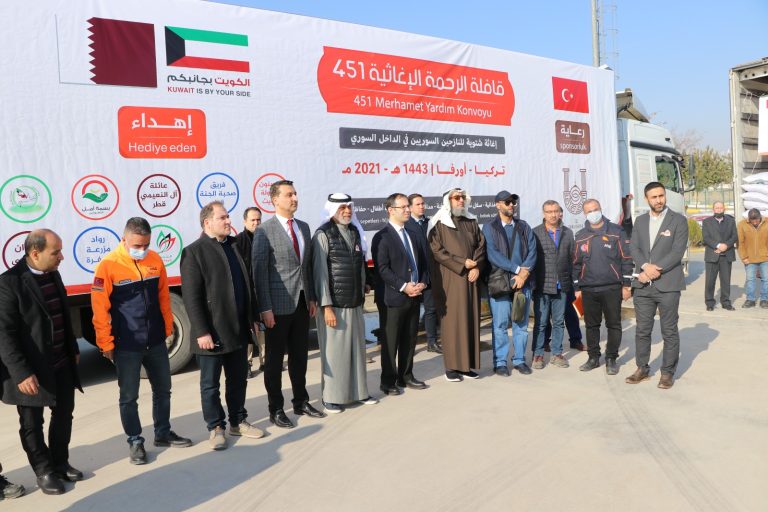 Barış Pınarına 21 Tır İnsani Yardım Yapıldı