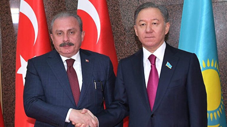 TBMM Başkanı Şentop, Kazakistan Meclis Başkanı ile telefonda görüştü