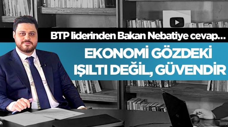 Bağımsız Türkiye Partisi (BTP) Genel Başkanı Hüseyin Baş,