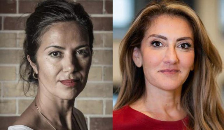 Günay Uslu ve Dilan Yeşilgöz çalışıyorlar