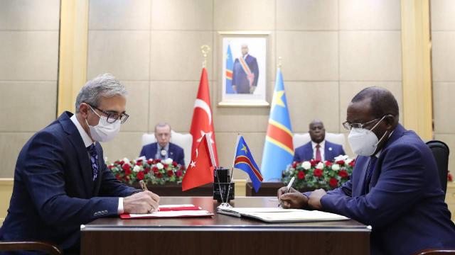 Türkiye ile Kongo Demokratik Cumhuriyeti arasında 7 anlaşma imzalandı