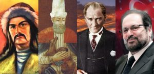 Oğuz Kağan, Hünkâr Hacı Bektaş’ı Veli, Atatürk ve Haydar Baş
