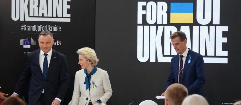 Ukrayna için 10 milyar euro toplandı