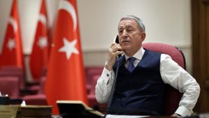 Bakan Akar Ukraynalı mevkidaşı Reznikov ile görüştü