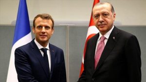 Cumhurbaşkanı Erdoğan Macron ile görüştü