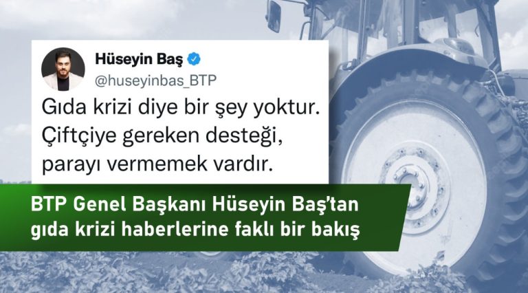 Bağımsız Türkiye Partisi (BTP) Genel Başkanı Hüseyin Baş, ‘Türkiye’nin gerçek gündemi ekonomik kriz ‘