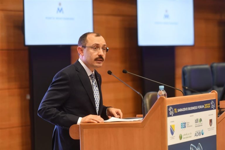 Ticaret Bakanı Muş, 11’incisi Düzenlenen “Saraybosna İş Forumu”nun Açılışında Konuştu
