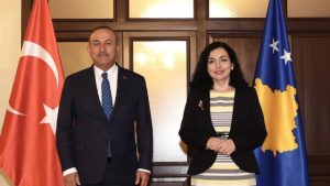 Dışişleri Bakanı Çavuşoğlu Kosova Cumhurbaşkanı Osmani ile görüştü