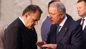 Bakan Akar, Yunanistan Savunma Bakanı Panagiotopoulos ile görüştü