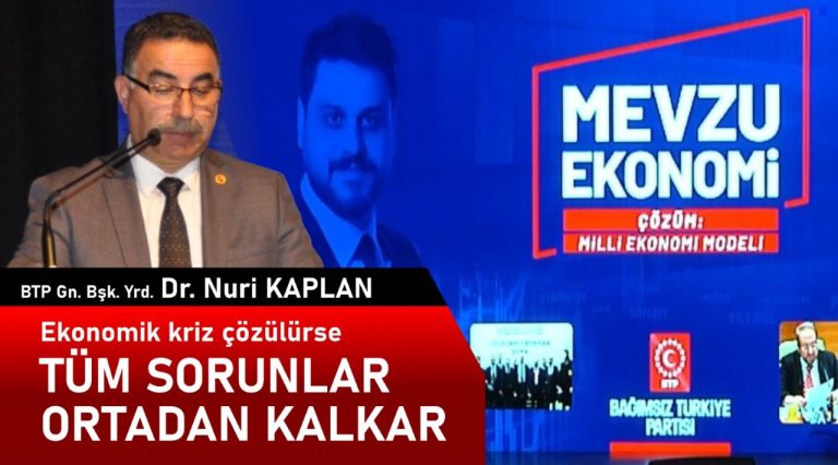 “Kurtuluşun adı Milli Ekonomi Modeli’dir”